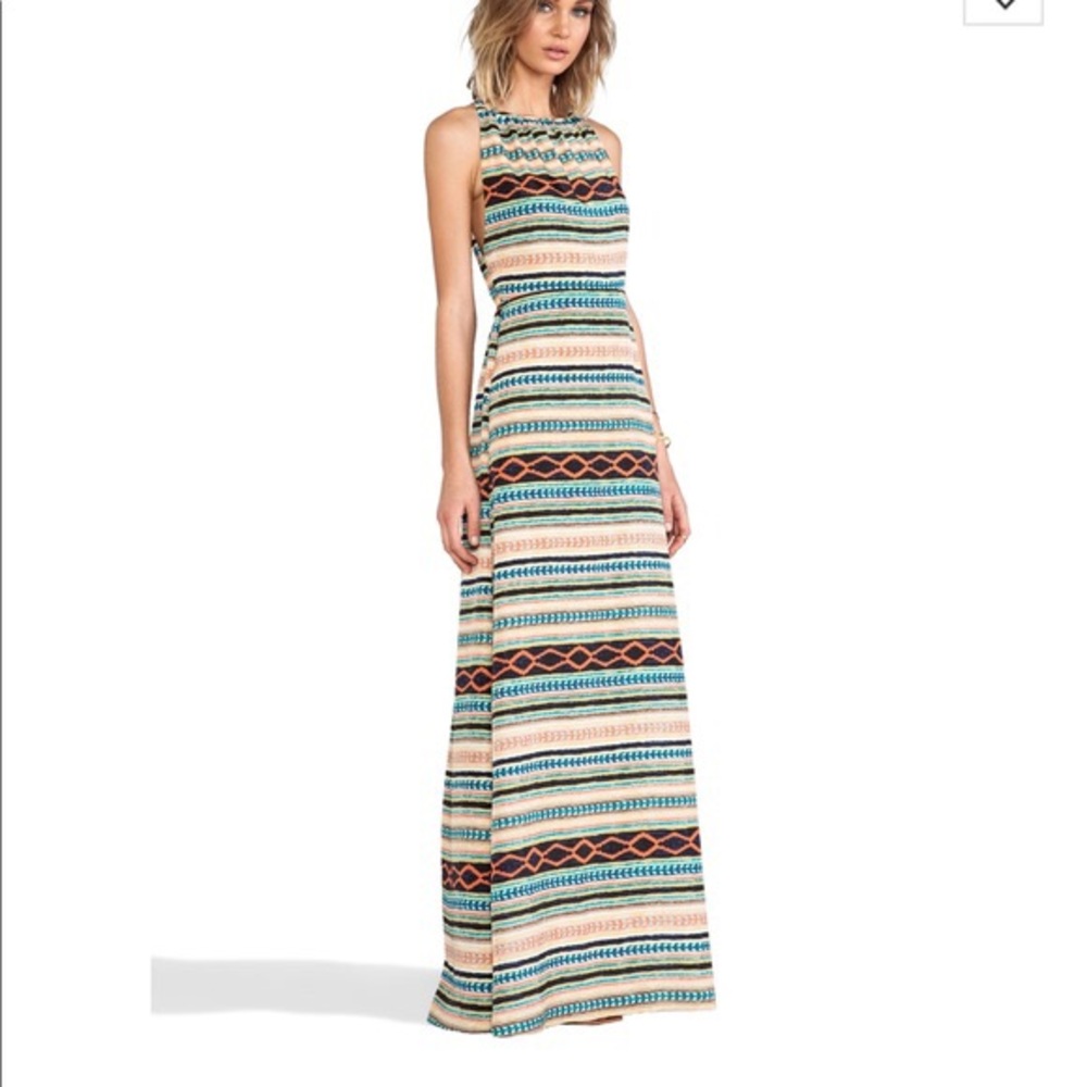 MM couture maxi dress.